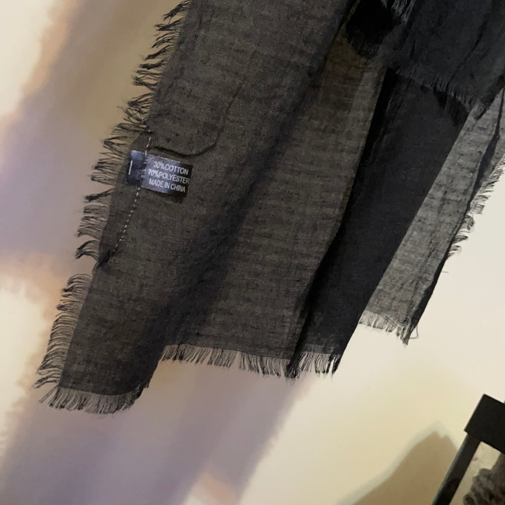 NWT Grace and Glory Black scarf